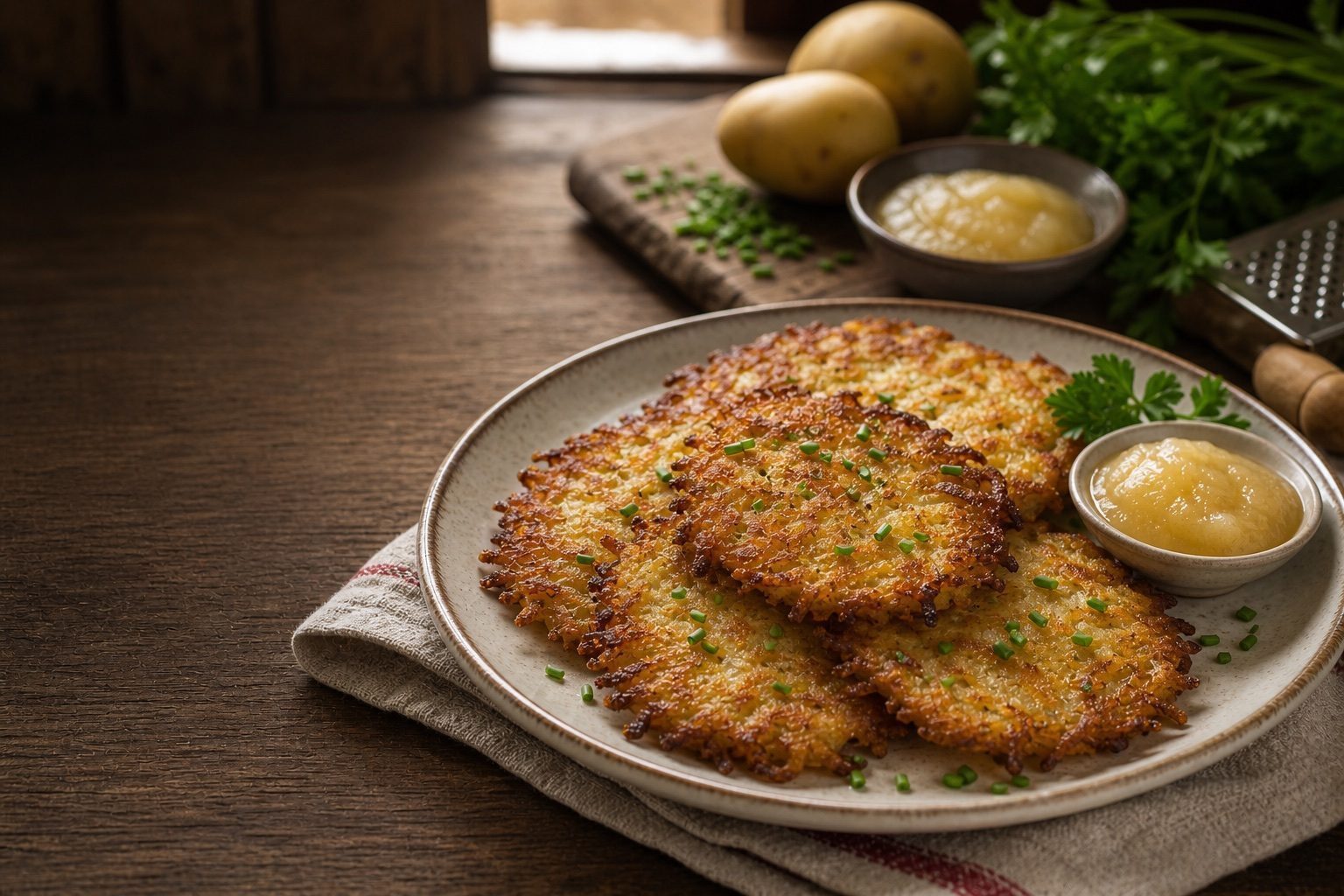 Kartoffelpuffer als beliebtes Gericht der deutschen Küche