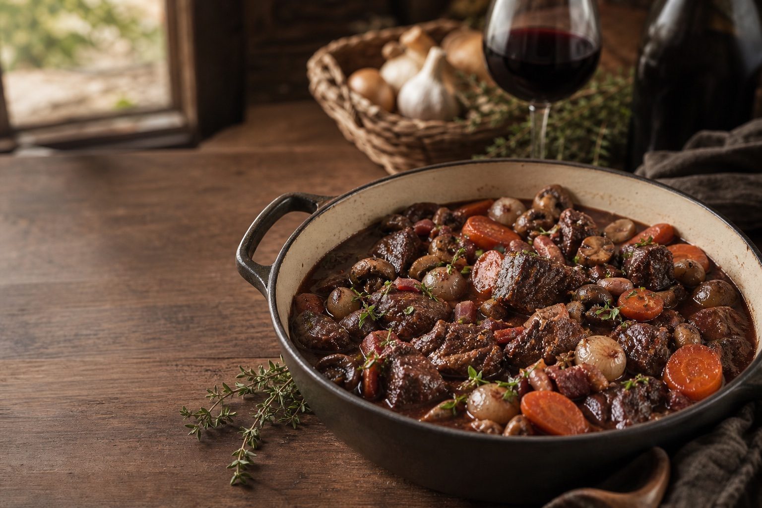 Boeuf Bourguignon als beliebtes Gericht der französischen Küche