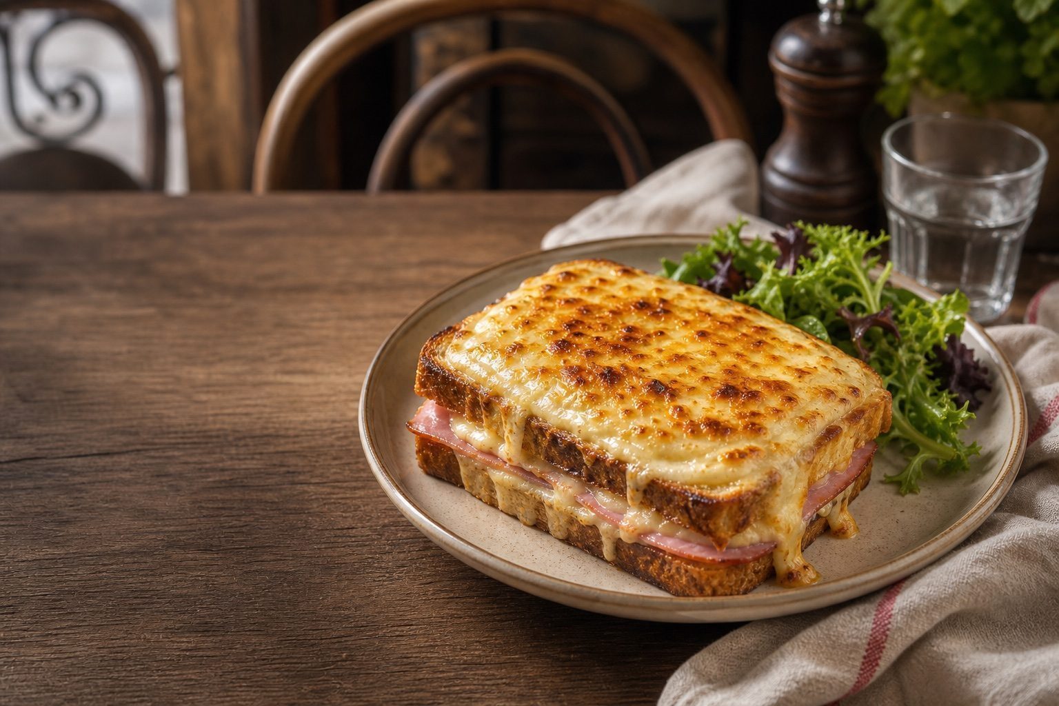 Croque Monsieur als beliebtes Gericht der französischen Küche
