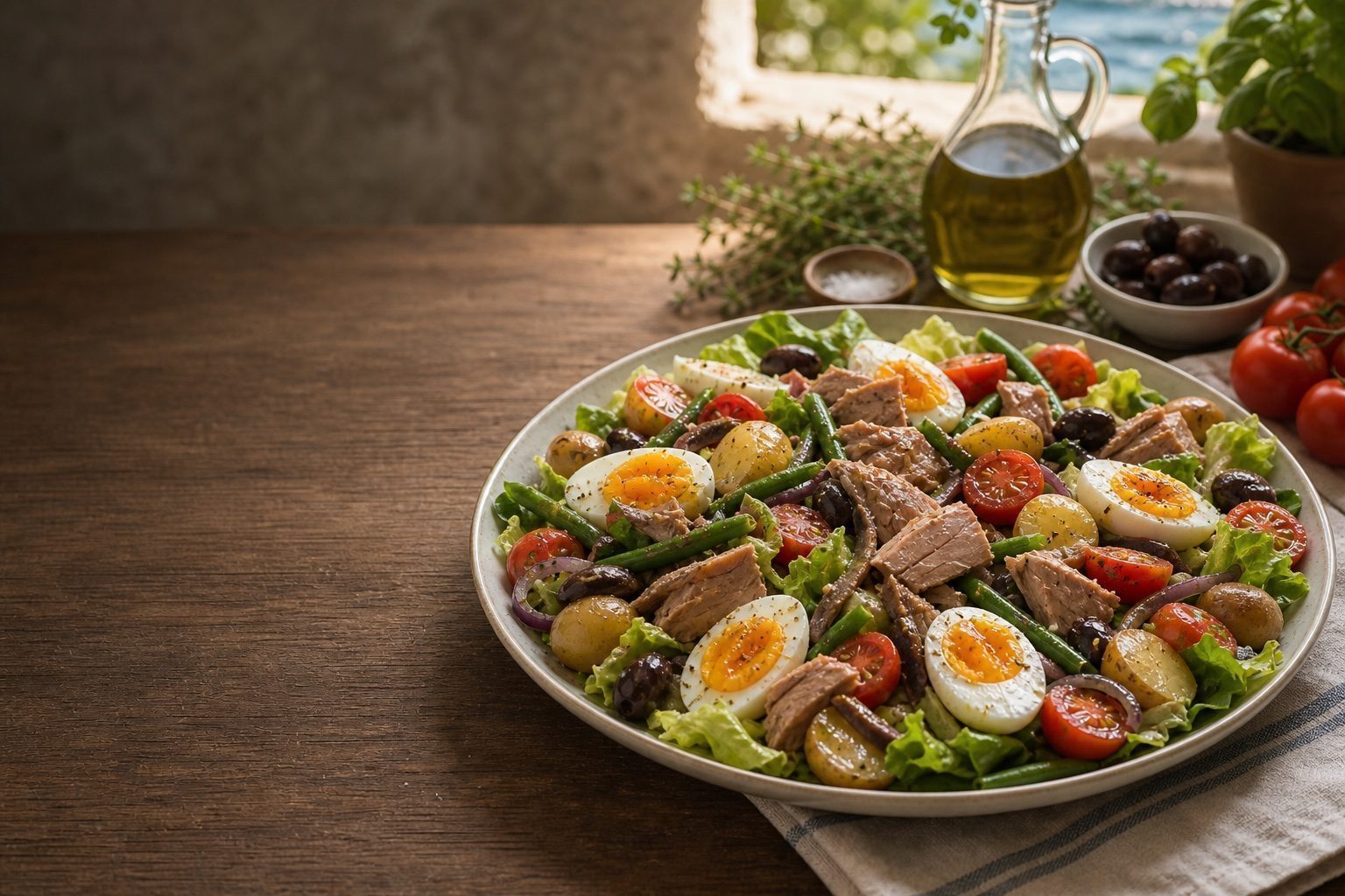 Salade Niçoise als beliebtes Gericht der französischen Küche