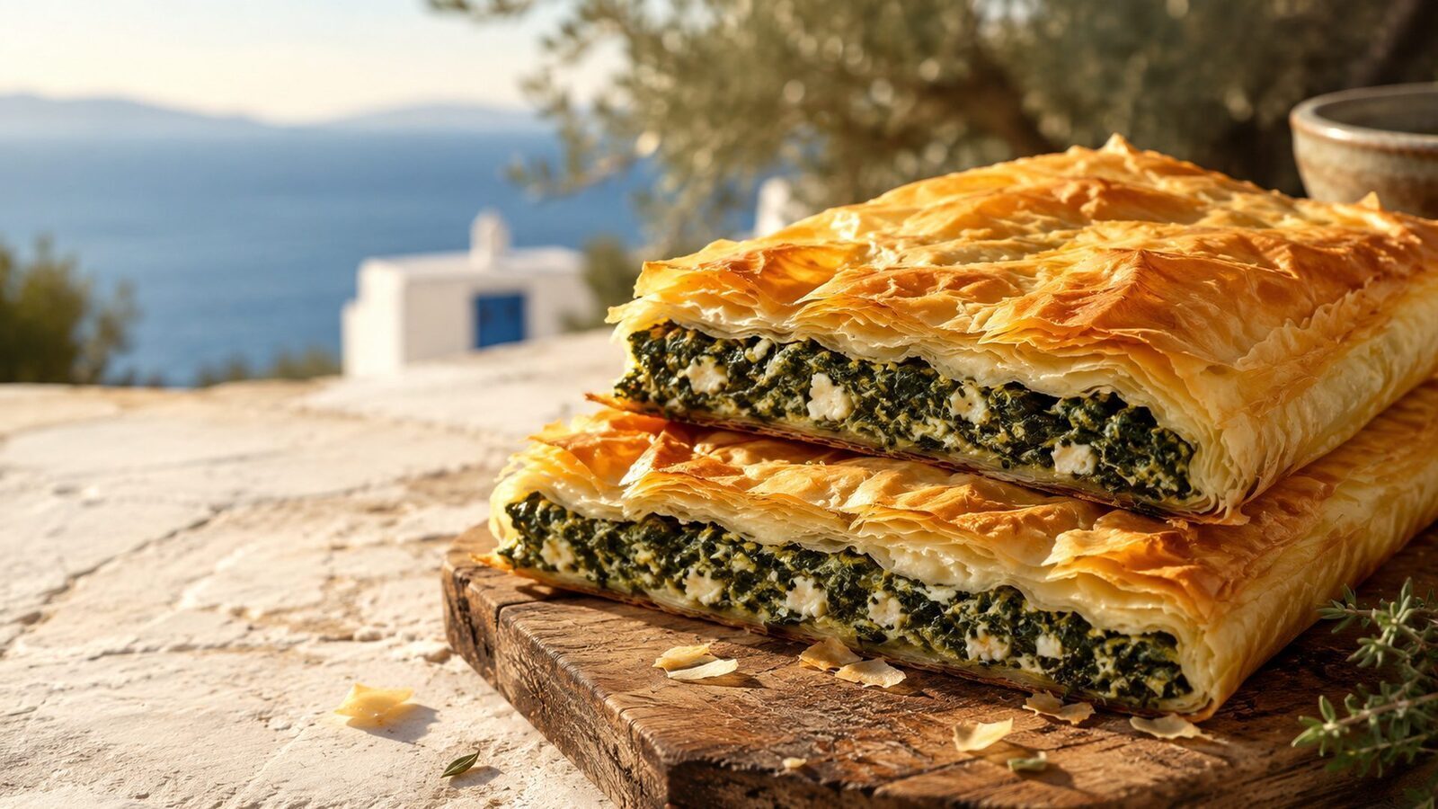 Spanakopita als beliebtes Gericht der griechischen Küche