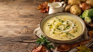 Kartoffel-Lauch-Suppe als wärmendes Herbstrezept mit saisonalen Zutaten und kräftigen Aromen
