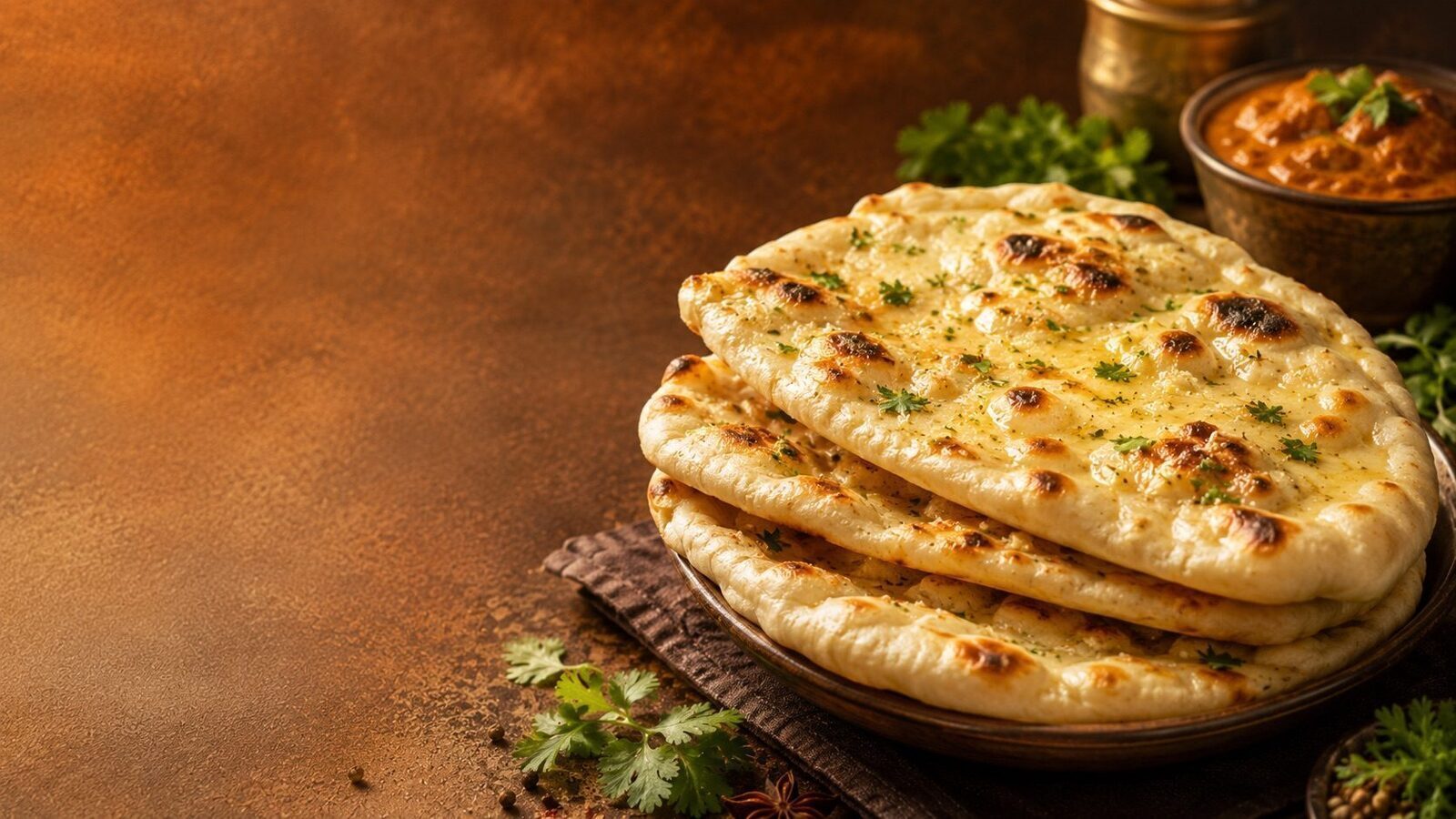 Naan als beliebtes Gericht der indischen Küche