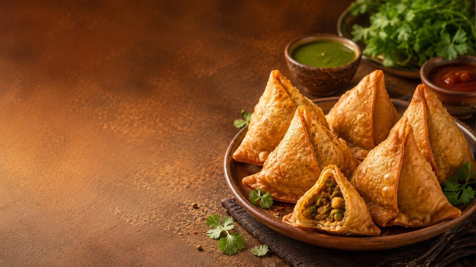 Samosas als beliebtes Gericht der indischen Küche