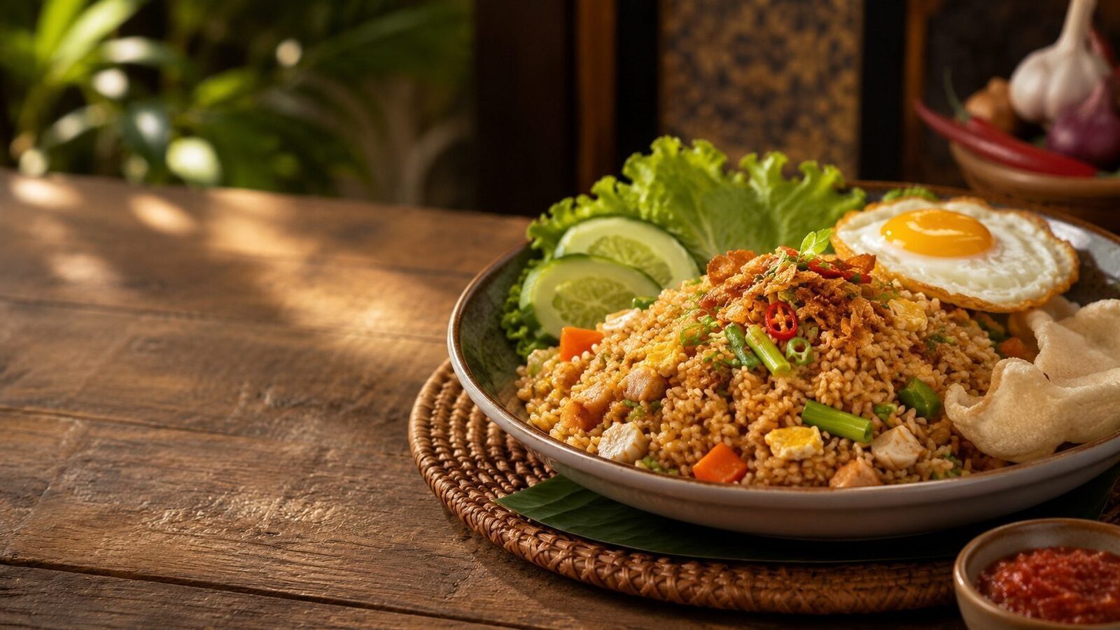 Nasi Goreng als beliebtes Gericht der indonesischen Küche