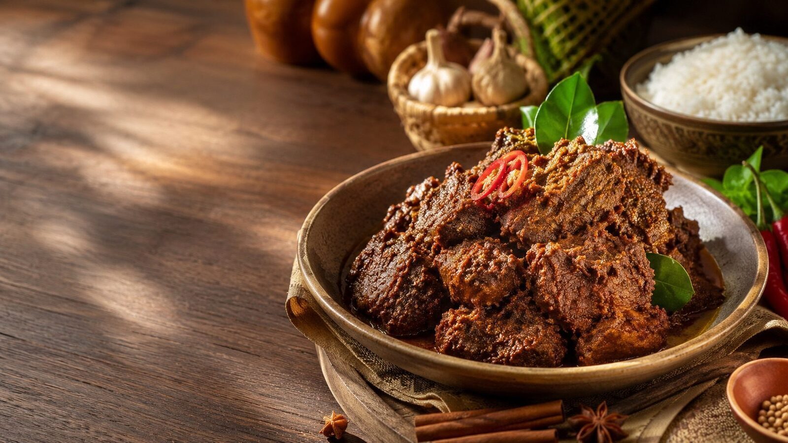 Rendang als beliebtes Gericht der indonesischen Küche
