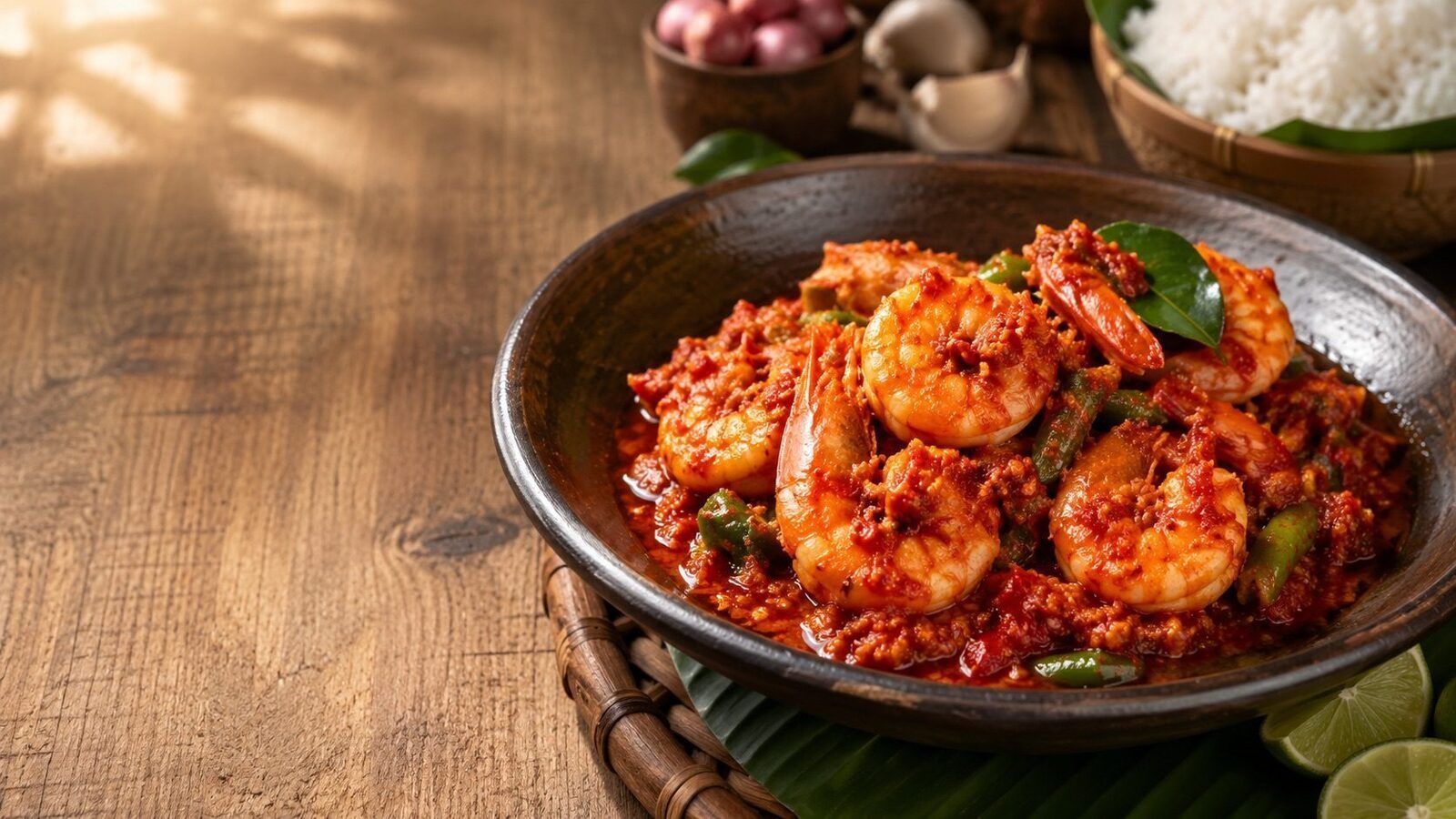 Sambal Udang als beliebtes Gericht der indonesischen Küche