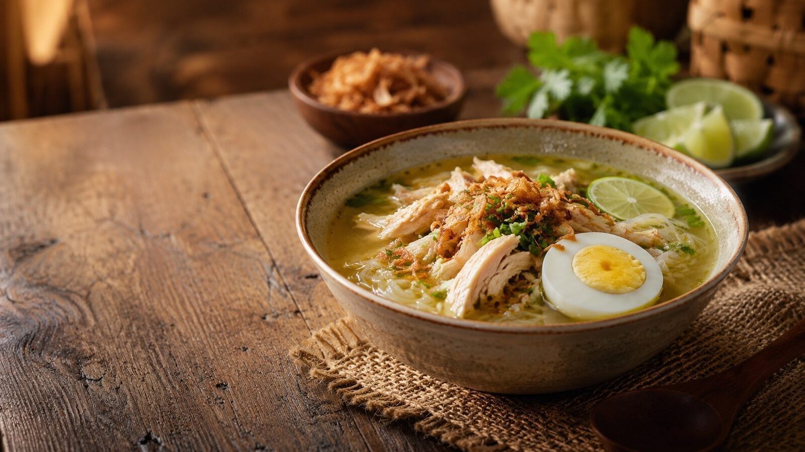 Soto Ayam als beliebtes Gericht der indonesischen Küche