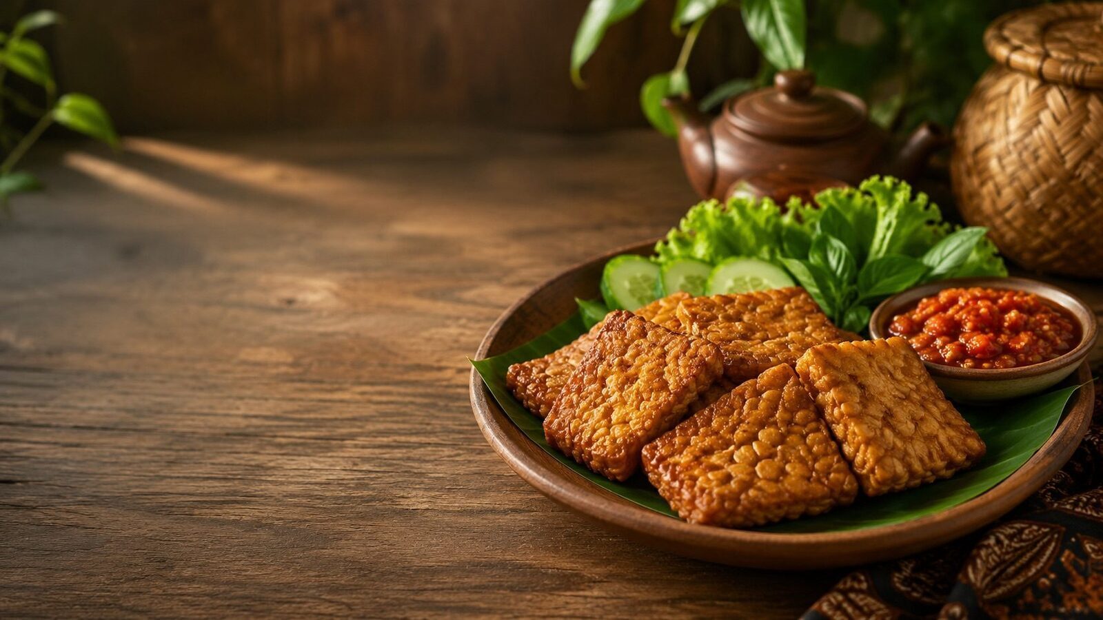 Tempeh Goreng als beliebtes Gericht der indonesischen Küche