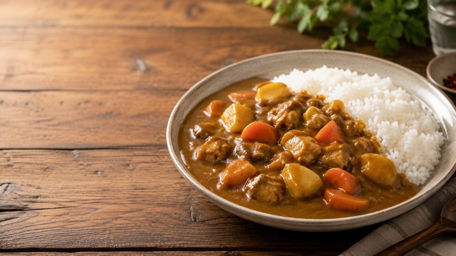 Japanischer Curryreis als beliebtes Gericht der japanischen Küche