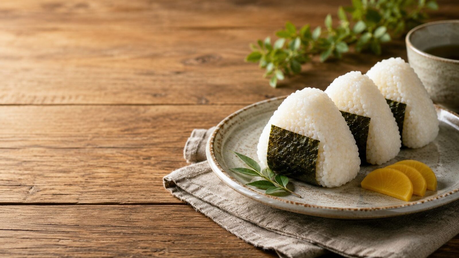 Onigiri als beliebtes Gericht der japanischen Küche