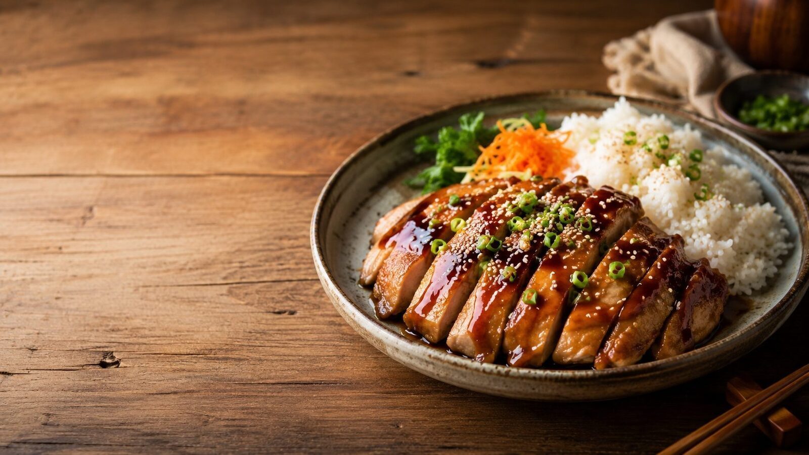 Teriyaki Hähnchen als beliebtes Gericht der japanischen Küche