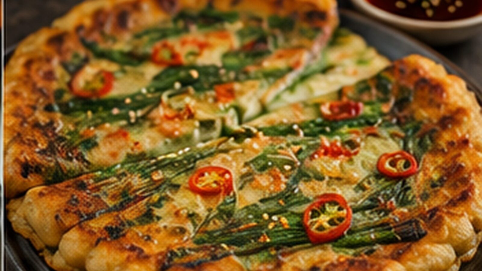 Kimchi Pancakes als beliebtes Gericht der koreanischen Küche