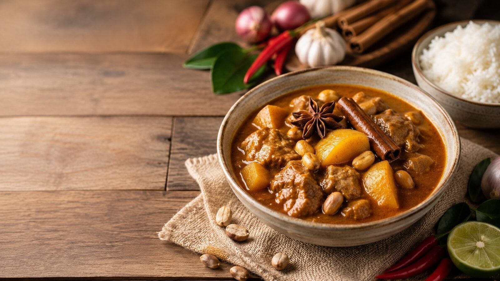 Massaman Curry als beliebtes Gericht der thailändischen Küche