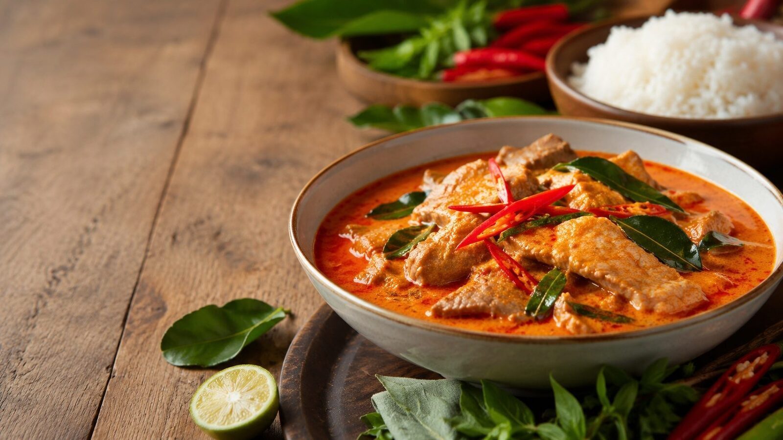 Panang Curry als beliebtes Gericht der thailändischen Küche