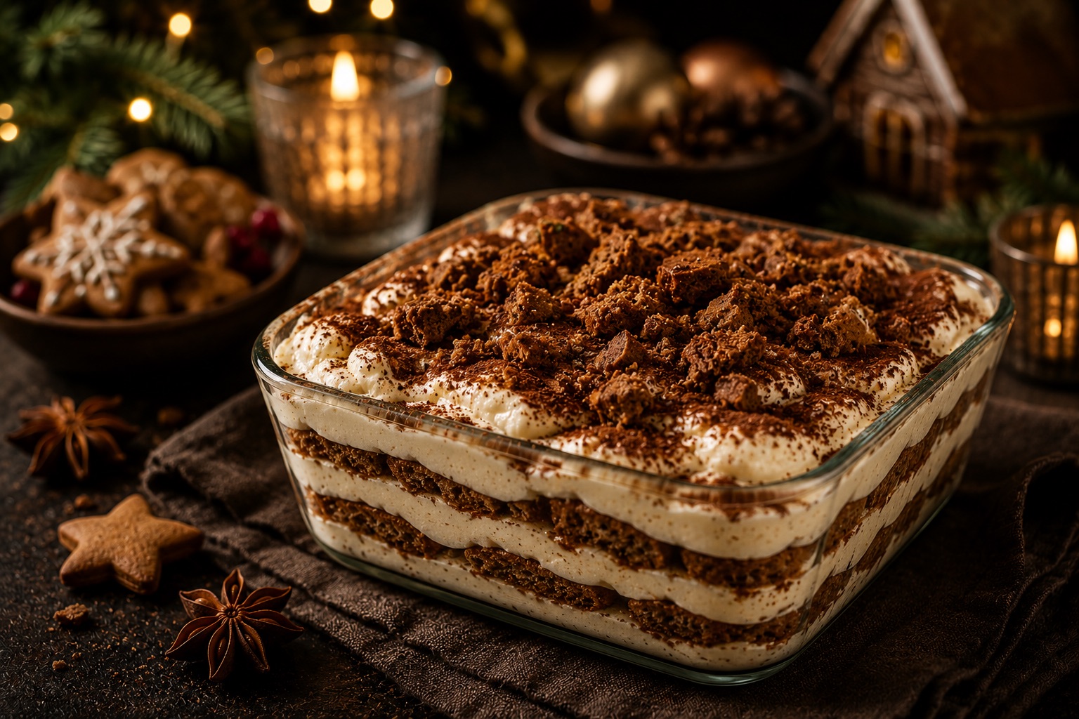 Lebkuchen-Tiramisu als festliches Weihnachtsrezept für Advent, Feiertage und gemütliche Familienessen