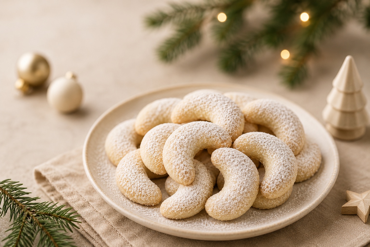 Vanillekipferl als festliches Weihnachtsrezept für Advent, Feiertage und gemütliche Familienessen