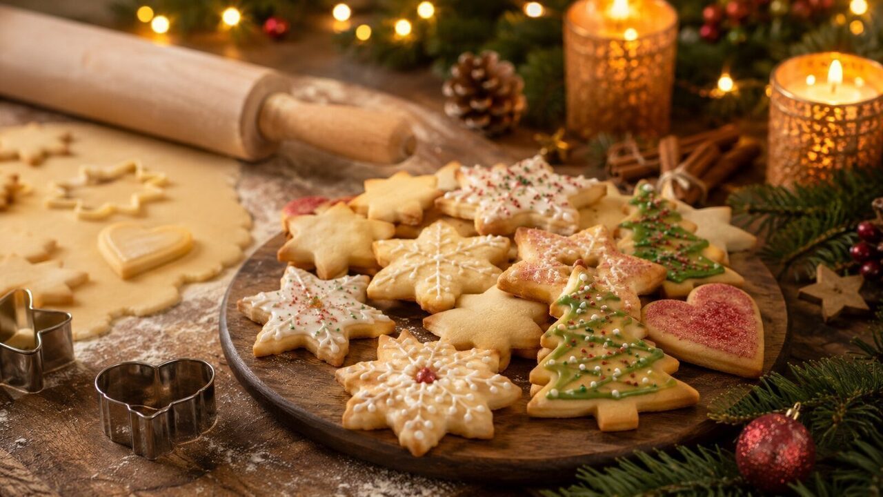 Weihnachtsplätzchen Grundteig als festliches Weihnachtsrezept für Advent, Feiertage und gemütliche Familienessen