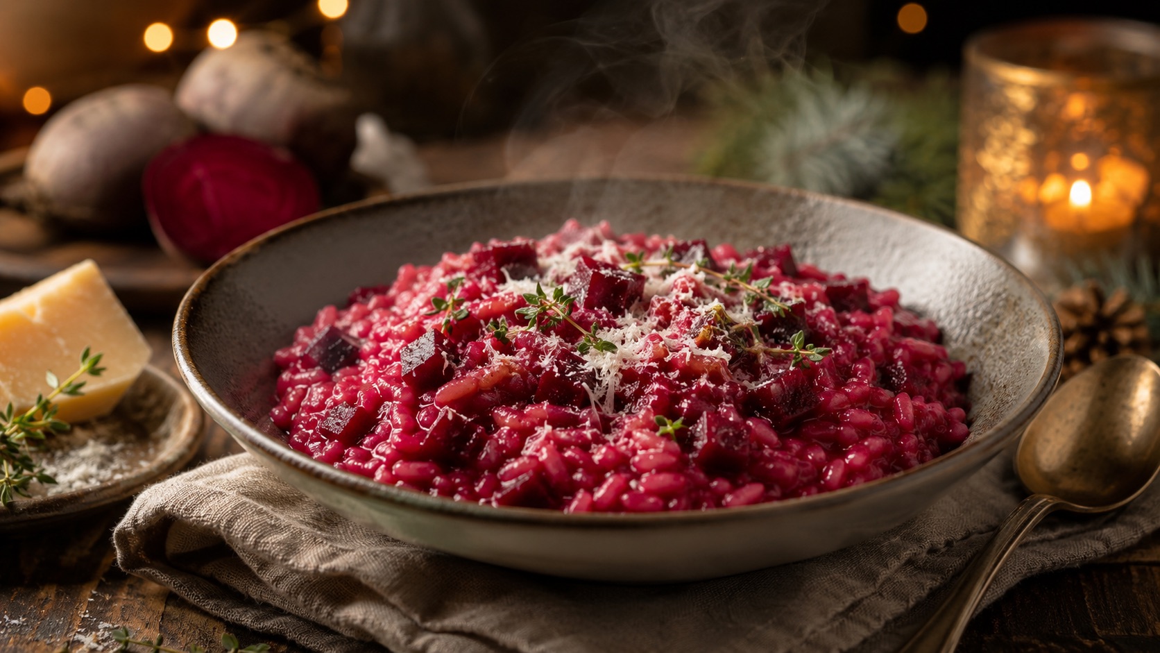 Rote-Bete-Risotto als wärmendes Winterrezept für kalte Tage und gemütliche Familienküche