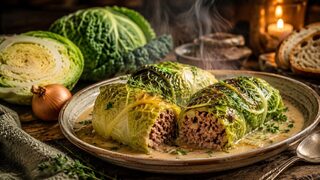 Wirsing-Rouladen mit Hackfleisch als wärmendes Winterrezept für kalte Tage und gemütliche Familienküche